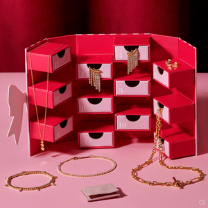 Подарок на заказ, 12 дней обратного отсчета, косметика, Адвент-календарь красоты, пустая бумажная обернутая коробка для рождественских украшений, ящик для календаря - Product Image 1