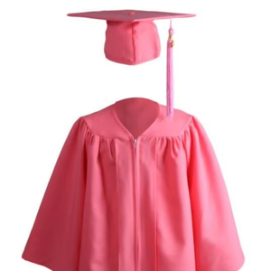 Ensemble de toge et toque de graduation standard pour enfants, logo personnalisé pour les commandes groupées <span class=keywords><strong>des</strong></span> équipes scolaires, 100 % polyester, unisexe, pour cérémonie de remise <span class=keywords><strong>des</strong></span> diplômes - Product Image 2