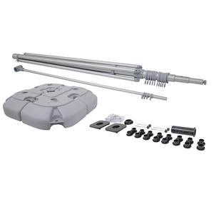 Mât de drapeau géant télescopique de 5m 7m avec base d'eau - Product Image 3