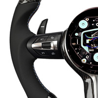 Volant sport style carbone modifié HJX pour BMW X1 X2 X3 X4 F10 F06 F91 F92 F93 F12 F13 F90 F02 F36 F35 ZC-M3-YD-T8