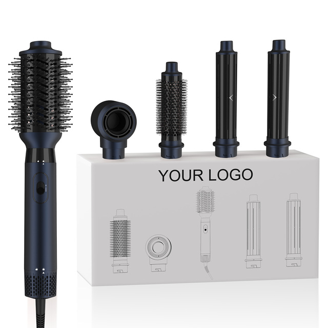 5 in 1 Hair Blow Dryer Air Curler Detachable Hot Air Brush Curling Comb Straightening Iron Air Styler Hair Styling Tools