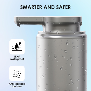 Nouveau distributeur de savon mural pour cuisine, 300 ml, en acier inoxydable, distributeur de savon automatique sans contact, distributeur de savon pour évier de cuisine - Product Image 4
