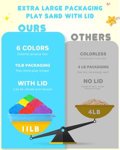 Giáo Dục Đồ Chơi Năng Động Cát Tự Làm Ma Thuật Màu Đất Sét Cảm Giác Đồ Chơi Trẻ Em Chơi Bộ Dụng Cụ Nghệ Thuật Ma Thuật Cát Cho Trẻ Em - Product Image 2
