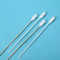 Hisopo médico estéril, Kit de prueba de muestreo Oral Nasal, hisopo de esponja desechable de colección