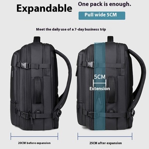Unisex grande capacità zaino cerniera impermeabile Multi-funzionale borsa da viaggio studenti universitari professionisti uso esterno scuola - Product Image 5