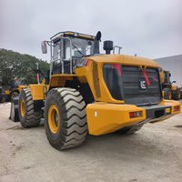 Chargeur frontal d'occasion CLG870H, capacité nominale de 7 tonnes, moteur Cummins, châssis renforcé Kawasaki, système stable, faible consommation de carburant