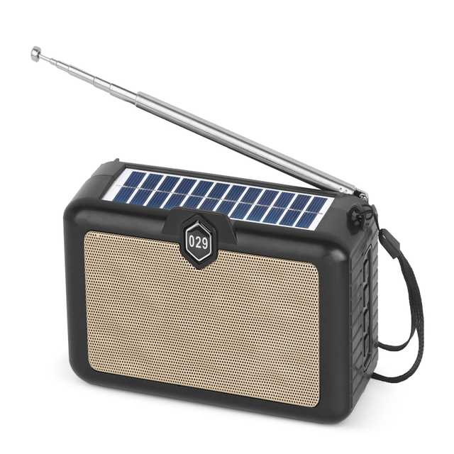 Portable Radio Bluetooth  Single Speaker Clear Sound Rechargeable Compact Radio for Home Daily and Outdoor Use