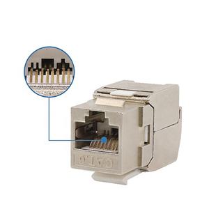 <span class=keywords><strong>RJ45</strong></span> CAT6 CAT6A CAT7 Mô-đun FTP Được Bảo Vệ Bằng Hợp Kim Kẽm <span class=keywords><strong>RJ45</strong></span> 180 Độ Mạng Không Công Cụ Mô-đun STP CAT6 <span class=keywords><strong>Jack</strong></span> <span class=keywords><strong>Keystone</strong></span> - Product Image 3