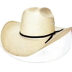 wholesale Perfect edward curtis hats Paper and Palm Leaf Cowboy & Cowgirl Hat