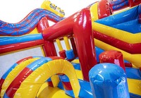 Alliance Nouvelle Arrivée fun city Gonflable Videur Combo Fun city Roller Coaster