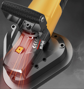 Machine de meulage grossier à haute efficacité à trois roues avec tige d'extension pour le polissage des murs, le traitement des surfaces en ciment, le lissage du coulis et le plâtrage des sols en béton - Product Image 5