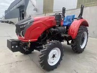 Tracteur agricole à chenilles diesel de petite puissance, équipé d'un cultivateur rotatif, moteur Laidong 385 Euro 5, puissance hydraulique, fermé