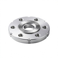 Support d'outils en acier inoxydable usiné CNC à dents, plaque de fixation à mâchoires, finition satinée brossée pour une fixation de précision