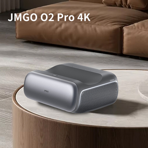 Ultra Short Throw Laser 4k <b>Projector</b> JMGO O2 Pro 2000 CVIA Lumens 110% BT.2020 Eye-Care 6-Axis Correction <b>Android</b> TV - Product Image 1