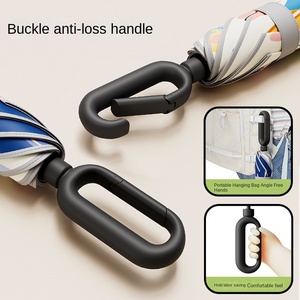 Paraguas de doble uso con hebilla de 6K para niños, tira de borde envuelto de seguridad redondeada de dibujos animados para niños y niñas para estudiantes de escuela primaria - Product Image 2