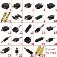 Adaptateur audio, connecteur RCA, prise Y, séparateur stéréo, prise 3,5 mm, connecteur 1 à 2 mâle/femelle, 2 broches