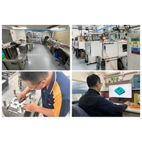 Molde de Inyección de Plástico de un Solo Color de Alta Durabilidad y Precisión Yamazaki, Tolerancia de 0.02 mm, ISO9001:2015