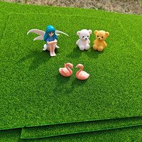 Matériaux décoratifs mousse artificielle tapis extérieur pelouse de simulation de plante verte