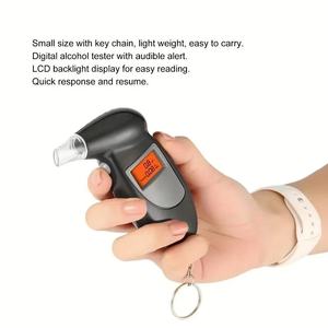 Professioneller Tragbarer Digitaler Alkoholtester LCD-Hintergrundbeleuchtung Schnelle Reaktion Atemalkoholmessgerät IP55 Portabler Atemalkohol-Detektor - Product Image 4