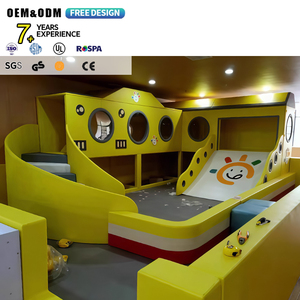 Equipo de Juegos Infantiles para Interiores Rainbow Kids con Toboganes Suaves Multicolores y Piscina de Pelotas en Forma de Nube para Guarderías Alegres - Product Image 1