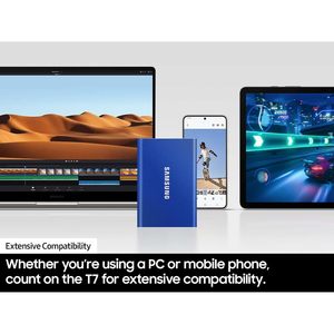 SSD portable Samsung T7 2 To, disque SSD externe USB 3.2 Gen 2 pour jeux, Mac, PC, smartphone, tablette - Product Image 5