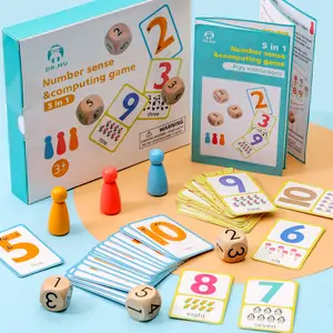 Wooden Number Sense And Computing Game Early Childhood Education Set Mathematical Arithmetic Intelligence Toys
