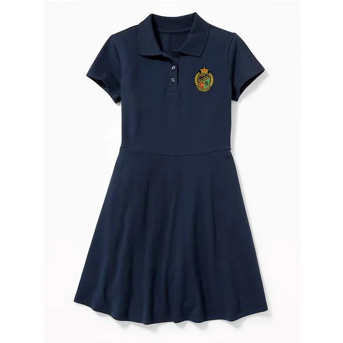 Vestido de escola para meninas, uniforme escolar de marca personalizado grátis para meninas, uniforme de estudante da escola primária infantil