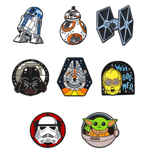 Broche de dessin animé en émail créatif, en alliage de zinc, effet goutte d'huile, pour la décoration - Ventes Flash - Product Image 1