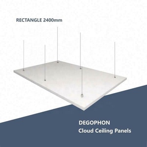 Soffitto fonoassorbente fabbrica diretta di alta qualità Super superficie bianca con luce riflessione e diffusione fascio acustico - Product Image 3