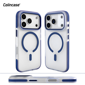 Couleur Tpu Protection Clair Transparent Pc Antichoc Aimant Coloré Tpu pc Doux Personnalisé En Gros Mobile Téléphone Cas - Product Image 1