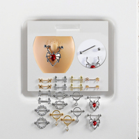 Anneaux de piercing pour mamelons en acier inoxydable, araignée, abeille, serpent, barre pour mamelons, bijoux de corps tendance pour femmes et hommes