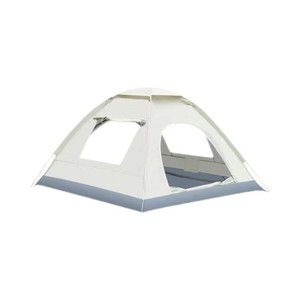 Pop Up <b>Tent</b> 3-4 Person Quick Open Single Layer Oxford Cloth Waterproof 2000mm Four Seasons Camping - Product Image 1