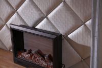 Série A-801-1S Lunettes Écran Led Effet De Flamme Électrique D'intérieur Vent Chaud Chauffage Noyau de Cheminée