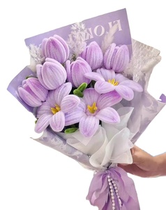 ชุดของขวัญงานฝีมือ CHANGXU CRAFT DIY ช่อดอกไม้จากก้านไหมพรมนุ่มฟู  สำหรับคนรักงานประดิษฐ์ - Product Image 2