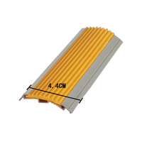 Profilé de bordure antidérapant en aluminium moderne en forme de L pour marches de carrelage, marbre, métal, finition d'escalier, moulure de classe B1