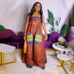 S10819 tuta da <span class=keywords><strong>donna</strong></span> con bretelle larghe <span class=keywords><strong>oversize</strong></span> a contrasto Sexy stampate in stile europeo e americano <span class=keywords><strong>tute</strong></span> e <span class=keywords><strong>tute</strong></span> - Product Image 3