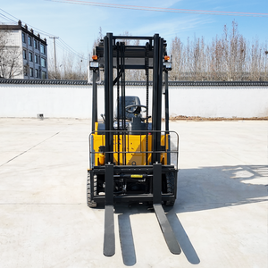 Forklift Listrik Industri 1T Baterai Lithium-Ion Tinggi Angkat 3-9m Kemudi Hidrolik Kecil Peralatan Transportasi Kargo Berat - Product Image 3