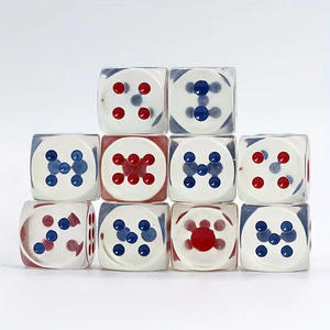 Oferta especial del Festival del Medio Otoño Dados de punto transparentes para ajedrez volador Stock 2,5 Accesorios para juegos de dados - Product Image 3