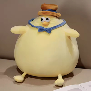 Usine En Gros Mignon Marine Chef Poulet En Peluche <span class=keywords><strong>Animal</strong></span> Jouet Chubby Poule En Peluche Poule Rose Bavoir En Gros <span class=keywords><strong>Coucou</strong></span> Poulet En Peluche Jouet - Product Image 5
