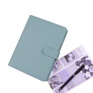 Carpeta de Cuero PU A5, Carpeta Organizadora con Sobres para Dinero en Efectivo, Planificador, Bolsillos, Etiquetas Adhesivas para Categorías, para Ahorrar Dinero - Product Image 2