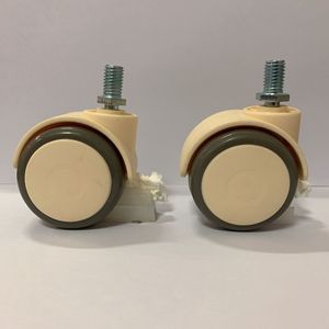 Maßgefertigte 2-Zoll-Medizinische Universalrollen für Pflegepersonal Geräuscharme Möbelrollen mit Bremse Made in <span class=keywords><strong>China</strong></span> Versandverpackt - Product Image 4