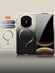Coque de téléphone magnétique antichoc en gros, compatible avec la charge sans fil, anti-rayures, protection intégrale pour Samsung Huawei Xiaomi - Product Image 1