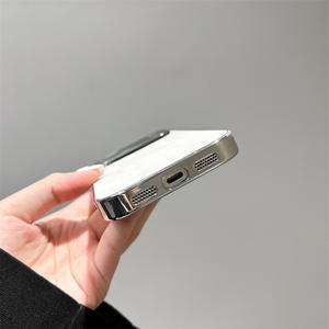 Nouveau Style verre grande fenêtre coque de téléphone pour apple 17 <span class=keywords><strong>Pro</strong></span> Max étui magnétique givré pour apple 16 <span class=keywords><strong>Pro</strong></span> Demin motif - Product Image 6