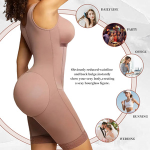 Faja de compresión postoperatoria de cuerpo completo, moldeadora ajustable frontal para recuperación, faja de compresión para liposucción - Product Image 4