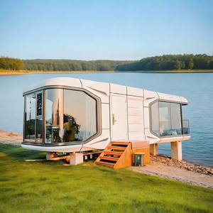 Casa Contenedor Prefabricada Tipo Cápsula Espacial/Casas Móviles de 3 Dormitorios/Casa Pequeña - Product Image 1