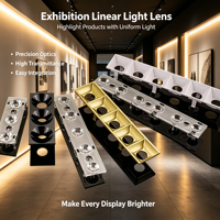 Module de lentille optique LED à haute transmission (91 %) et à économie d'énergie, protection IP65, pour entrepôt, hall industriel et atelier.