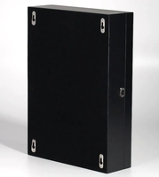 Présentoir de Montres Moderne et Élégant Haut de Gamme avec Verre Trempé, Éclairage LED et Construction Durable en MDF pour Utilisation Personnalisable en Magasin ou Centre Commercial