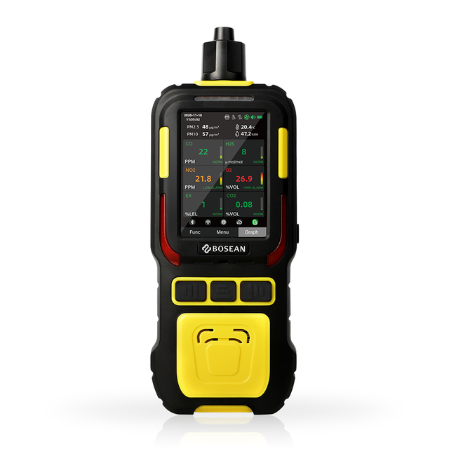 Bosean New Design Multi Gas Mining Detector with Built in Pump for H2S CO O2 and EX