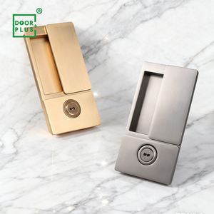 Maniglia <span class=keywords><strong>Scorrevole</strong></span> Invisibile Integrata in Acciaio Inox Doorplus con Serratura, Maniglia Nascosta per Privacy, Serratura di Sicurezza per Porte Scorrevoli - Product Image 4
