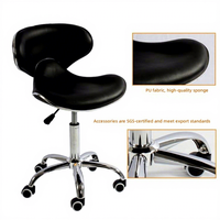 Chaise de bureau pivotante à 360°, matériau en cortex, design ergonomique, squelette en bois, réglable en hauteur, pour la maison/le bureau
